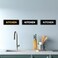 Signs ByLITA Standard Kitchen Sign Brushed Gold Large
