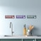 All Quality Standard Employees Must Wash Hands DoorWall Sign Brushed Gold Small