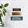 All Quality Standard No Public Restroom Wall or Door Sign Bathroom Signage Brushed Gold Small 1 Pack