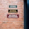 All Quality Standard No Public Restroom Wall or Door Sign Bathroom Signage Brushed Gold Small 1 Pack