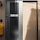 YIKIADA 4 Pack Slide Door Cation Warning Sticker 12 4 Inch Self Adhesive Sign Vinyl Waterproof Transparent Decal for Gate Window Office