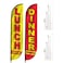 LookOurWay 12Feet Tall Lunch Special and Dinner Special Feather Flag Banner for Business Advertising 2Pack Includes 2 Banner Flags 2 Pole Sets and 2 Ground Spikes 10M1200130 10M1200131