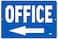 Rogue River Tactical Office Left Arrow Metal Tin Sign Business Retail Store Home Large Restaurant Bar Office Hotel Blue
