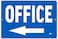Rogue River Tactical Office Left Arrow Metal Tin Sign Business Retail Store Home Large Restaurant Bar Office Hotel Blue