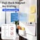 EZ COZY 2 Pack Magnetic Pen Holder for Refrigerator Whiteboard FullBack Magnet Dry Erase Marker Holder with Adjustable Divider Magnetic Marker Holder for White Board Office Desk Locker Accessories Whi