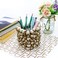 BowBei Halloween Decor Skull Pen Holder Goth Human Skull Makeup Accessory Brush Holder for Desk Gothic Spooky Pencil Cup Desktop Storage box Organizer for Home Office Women Man Birthday Gift