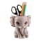 Cmrweio Elephant Pen Pencil Holder Cute Animal Ornament Makeup Brush Holder Toothbrush Holder Home Office Desk Decor Organizer Accessory