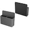 luvtree Grey Strong Magnetic Marker HolderDry Erase Pen Holder Storage for Dry Erase Marker Eraser Bottle Opener Remote Controls Notes Ideal for Magnetic Board Fridge Door and Locker