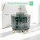 Marte Vanci Rotating Pen Holder for Desk 360Rotating Pen Pencil Organizer with 6 Compartment Makeup Brush Holder Organizer Dark Green