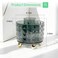 Marte Vanci Rotating Pen Holder for Desk 360Rotating Pen Pencil Organizer with 6 Compartment Makeup Brush Holder Organizer Dark Green