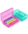 Mr. Pen Mr Pen Plastic Pencil Case Box 2 Pack Large Crayon Marker Pen Organizer Plastic Bead Organizing Container with SnapTight Lids Clear Craft Storage Boxes School Supplies