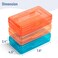 Mr. Pen Mr Pen Plastic Pencil Case Box 3 Pack Large Crayon Marker Pen Organizer Plastic Bead Organizing Container with SnapTight Lids Clear Craft Storage Boxes School Supplies