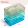Mr. Pen Mr Pen Plastic Pencil Case Box 3 Pack Large Crayon Marker Pen Organizer Plastic Bead Organizing Container with SnapTight Lids Clear Craft Storage Boxes School Supplies
