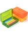 Mr. Pen Mr Pen Plastic Pencil Case Box 3 Pack Large Crayon Marker Pen Organizer Plastic Bead Organizing Container with SnapTight Lids Clear Craft Storage Boxes School Supplies