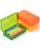 Mr. Pen Mr Pen Plastic Pencil Case Box 3 Pack Large Crayon Marker Pen Organizer Plastic Bead Organizing Container with SnapTight Lids Clear Craft Storage Boxes School Supplies