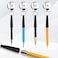 pasezenn 4 Pieces Heavy Duty Retractable Pull Pen Pencil HolderIdeal Grip for Markers and Carpenter PencilsElastic Silicone Pencil Holder for Carpenters Nurses Waitresses Construction Workers