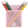 zeyce Magnetic Pencil Holder Extra Strong Magnets Mesh Marker Holder Perfect for Whiteboard Refrigerator and Locker Accessories 1 Baskets Blush