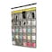 ANIZER Classroom Pocket Chart for Phone Calculator Holder Over The Door Hanging Closet Jewelry Organizer with 30 Clear Pockets GREY