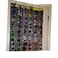 ANIZER Classroom Pocket Chart for Phone Calculator Holder Over The Door Hanging Closet Jewelry Organizer with 30 Clear Pockets GREY