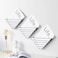 CROISSANT Wall Mounted File OrganizerMetal Magazine Basket Wall Mounted Magazine Rack Suitable for Hanging File Folders for Office Living RoomBlack 1 Pack