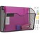 ideallife 1 Pocket Mesh Wall File Holder Organizer Office Hanging File Folder Magazine Rack Nametag Label Hooks Set Included Black