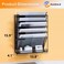 Kuntine.B KuntineB 6Tier Wall File Organizer Hanging File Organizer Cubicle Organizer Wall File Holder for Office Home Black