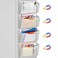 LQPAFZ 4PCS Magnetic File Holder No Drilling Magazine Paper Document Holder Hanging File Organizer for Refrigerators Whiteboards File Cabinets