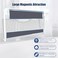 LQPAFZ 4PCS Magnetic File Holder No Drilling Magazine Paper Document Holder Hanging File Organizer for Refrigerators Whiteboards File Cabinets