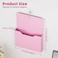 Marbrasse 2 Pack Magnetic File Holder Paper Holder Pocket OrganizerHanging Wall File Organizer Office Supplies Storage Magazine Mail Organizer Case for NotebooksPlannersLetter Pink