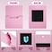 Marbrasse 2 Pack Magnetic File Holder Paper Holder Pocket OrganizerHanging Wall File Organizer Office Supplies Storage Magazine Mail Organizer Case for NotebooksPlannersLetter Pink