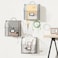 Yuzehuaza Hanging Wall File Organizer Metal Wall Mounted File Holder Folder with Handles and Hooks Magazine Document Rack for Home Office or Decor 3 Packs Patent Pending