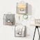 Yuzehuaza Hanging Wall File Organizer Metal Wall Mounted File Holder Folder with Handles and Hooks Magazine Document Rack for Home Office or Decor 3 Packs Patent Pending