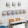 Yuzehuaza Hanging Wall File Organizer Metal Wall Mounted File Holder Folder with Handles and Hooks Magazine Document Rack for Home Office or Decor 3 Packs Patent Pending
