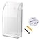 Hipiwe Wall Mount Remote Control Holder Clear Acrylic Media Organizer Storage Box Coffee Table and Nightstand Convenient Remote Control Caddy One Compartment
