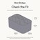 BLUE GINKGO Stackable Organizer Caddy KoreanMade Portable Tote for Bathroom Office Crafts or School Supplies Rectangle Gray