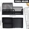 Ferraycle 4 Pcs Mesh Desk Organizer 3 Compartments Mesh Pen Holder Sticky Notes Pencil Holder Metal Caddy Desk Pen Organizer for Desktop Accessories Storage Baskets Home Office SchoolBlack