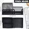 Ferraycle 4 Pcs Mesh Desk Organizer 3 Compartments Mesh Pen Holder Sticky Notes Pencil Holder Metal Caddy Desk Pen Organizer for Desktop Accessories Storage Baskets Home Office SchoolBlack