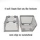 HAHIYO Stackable Paper Clip Mesh Holder cup 22 Height 2 Pack Silver Sturdy PaperClip Holder Container for Desk Drawer Organizer Collection for Home Office School Soft Foam Feet No Sharp Edges