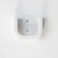 PIAOLGYI Remote Holder for Govee H5125Remote Control Wall Mount Light Strip Remote Storage Box Organizer Compatible with Govee 6Button Remote White