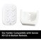 PIAOLGYI Remote Holder for Govee H5125Remote Control Wall Mount Light Strip Remote Storage Box Organizer Compatible with Govee 6Button Remote White