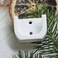 PIAOLGYI Remote Holder for Govee H5125Remote Control Wall Mount Light Strip Remote Storage Box Organizer Compatible with Govee 6Button Remote White