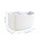SUNFICON Wall Mount Remote Holder TV FAN Remote Control Holder Bedside Caddy Wall Organizer Phone Holder for Office Adhesive Media Player Controller Holder Box Tray Home Desk Nightstand 2 PACK WHITE