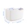 SUNFICON Wall Mount Remote Holder TV FAN Remote Control Holder Bedside Caddy Wall Organizer Phone Holder for Office Adhesive Media Player Controller Holder Box Tray Home Desk Nightstand 2 PACK WHITE