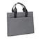 enyuwlcm Oxford Document Bag with Handle and Meeting Office School Organizer Handbag Briefcase for Carrying Paper Files 1 Pack Gray