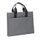 enyuwlcm Oxford Document Bag with Handle and Meeting Office School Organizer Handbag Briefcase for Carrying Paper Files 1 Pack Gray
