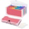 RIEJIN 13 Pocket A6 Receipt Organizer 2 Pack Small Accordion File Organizer Coupon Organizer with Labels Clear