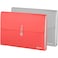 Enday Accordian File Organizer 7 Pocket Expanding File Cover Folder with Labels Plastic Portable Desktop Supplies Letter A4 Paper in Red and Grey 2 Pack by