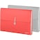 Enday Accordian File Organizer 7 Pocket Expanding File Cover Folder with Labels Plastic Portable Desktop Supplies Letter A4 Paper in Red and Grey 2 Pack by