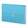 Enday Accordion File Organizer Blue 7 Pocket Expanding File and Cover Folder with Labels Plastic Portable Desktop Letter A4 Paper Also Available in Red Green Pink Purple Grey 1 Pc By