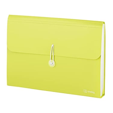 Enday Accordion File Organizer Green 7 Pocket Expanding File and Cover Folder with Labels Plastic Portable Desktop Letter A4 Paper Also Available in Red Blue Purple Pink Grey 1 Pc By